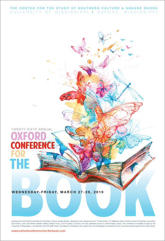The 26th annual Oxford Conference for the Book is set for March 27-29 at the University of Mississippi. Courtesy image.